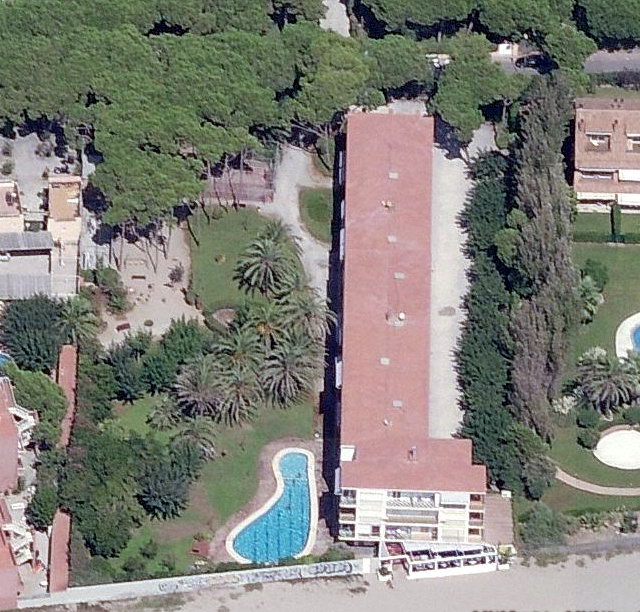 Vista a�rea de los apartamentos GAVAMAR de Gav� Mar (2009)